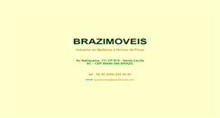 Desktop Screenshot of brazimoveis.com