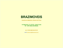 Tablet Screenshot of brazimoveis.com